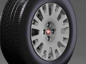 fiat fiorino 2wheel 2017 3D Model