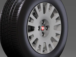 fiat fiorino 2wheel 2017 3D Model