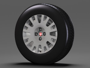 fiat fiorino 2wheel 2017 3D Model