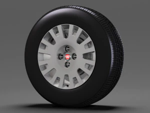 fiat fiorino 2wheel 2017 3D Model