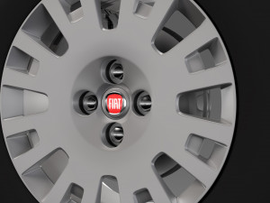 fiat fiorino 2wheel 2017 3D Model