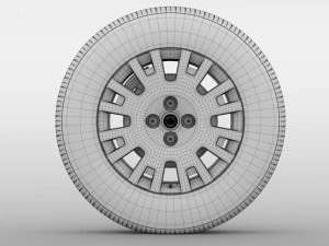 fiat fiorino 2wheel 2017 3D Model