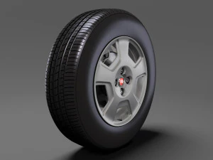 fiat fiorino wheel 2017 3D Model