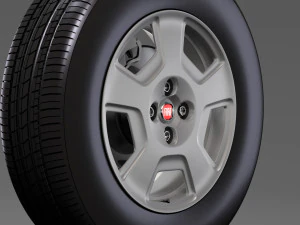 fiat fiorino wheel 2017 3D Model