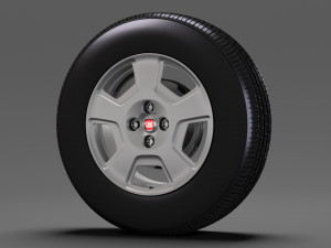 fiat fiorino wheel 2017 3D Model