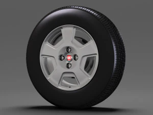fiat fiorino wheel 2017 3D Model