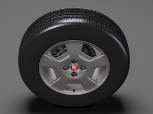 fiat fiorino wheel 2017 3D Model