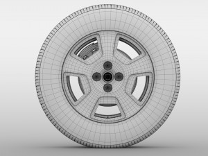 fiat fiorino wheel 2017 3D Model