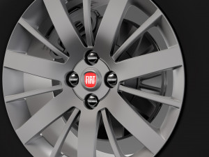 fiat qubo trekking 2wheel 2017 Modello 3D