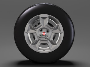 fiat qubo trekking wheel 2017 3D Model