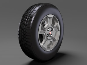 fiat qubo trekking wheel 2017 3D मॉडल