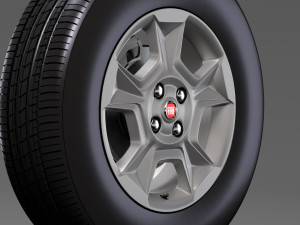 fiat qubo trekking wheel 2017 3D मॉडल