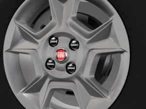 fiat qubo trekking wheel 2017 3D मॉडल
