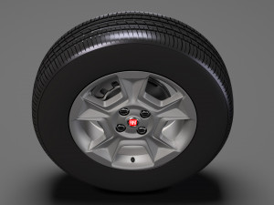 fiat qubo trekking wheel 2017 3D मॉडल