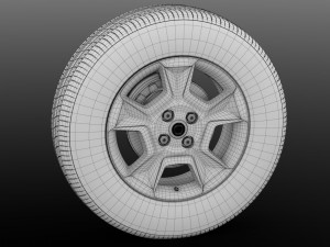 fiat qubo trekking wheel 2017 3D मॉडल
