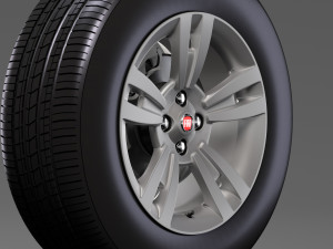 fiat qubo wheel 2017 3D Modell