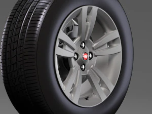 fiat qubo wheel 2017 3D Model
