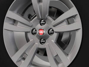 fiat qubo wheel 2017 3D Modell