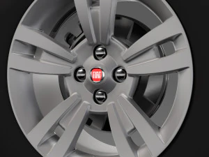 fiat qubo wheel 2017 3D Model
