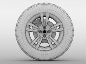 fiat qubo wheel 2017 3D Modell