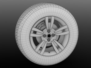 fiat qubo wheel 2017 3D Modell