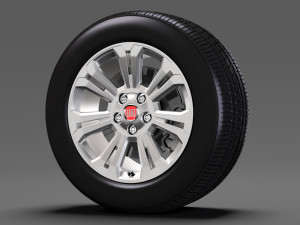 fiat talento van wheel 2016 Model 3D