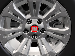fiat talento van wheel 2016 Model 3D