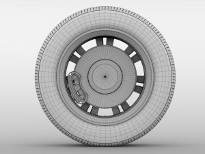 fiat talento van wheel 2016 Model 3D