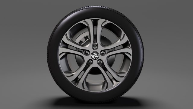 holden bolt ev wheel 2017 3D 모델 .c4d .max .obj .3ds .fbx .stl .blend 