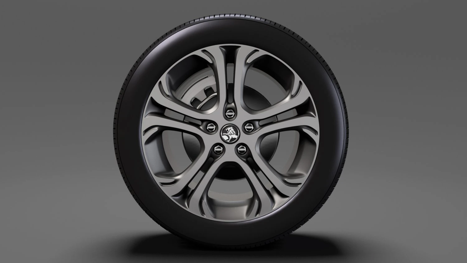 holden bolt ev wheel 2017 3D Model .c4d .max .obj .3ds .fbx .stl .blend