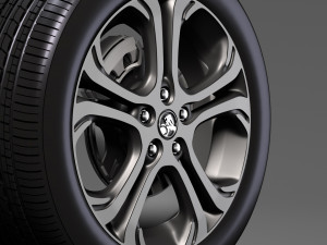 holden bolt ev wheel 2017 3D 모델