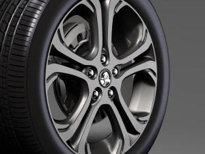 holden bolt ev wheel 2017 3D Model