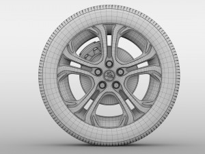 holden bolt ev wheel 2017 3D 모델
