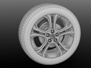 holden bolt ev wheel 2017 3D 모델