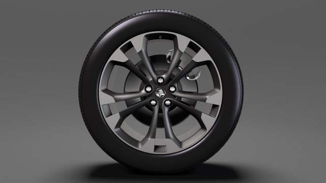 holden cascada wheel 2017 Modelo 3D .c4d .max .obj .3ds .fbx .stl .blend 