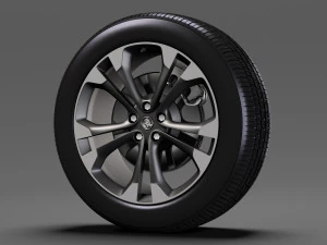 holden cascada wheel 2017 3D Model