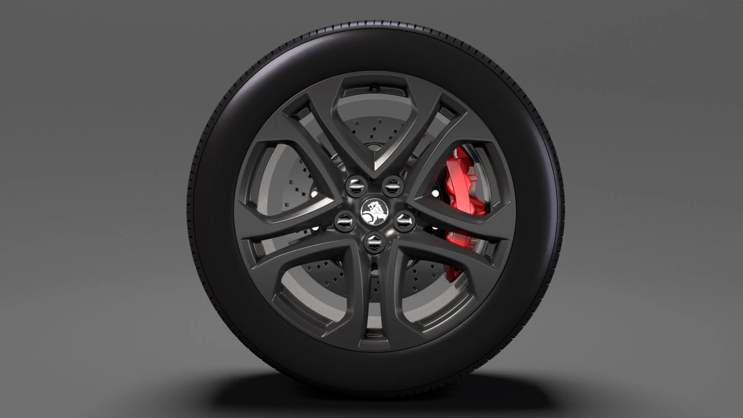 holden commodore ss 2017 wheel 3D Model .c4d .max .obj .3ds .fbx .stl .blend