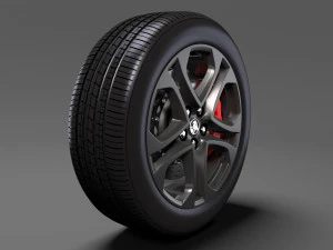 holden commodore ss 2017 wheel 3D Model