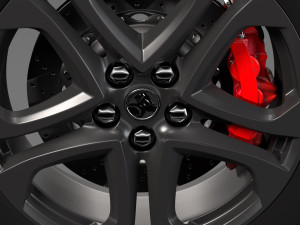 holden commodore ss 2017 wheel 3D Model