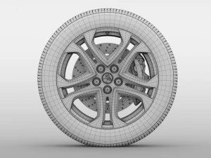 holden commodore ss 2017 wheel 3D Model