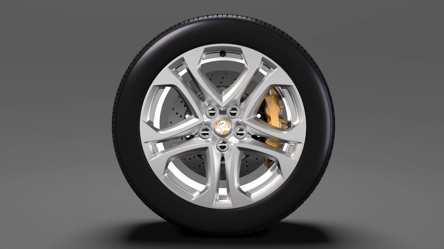 holden commodore ss wheel 2017 3D Model .c4d .max .obj .3ds .fbx .stl .blend 