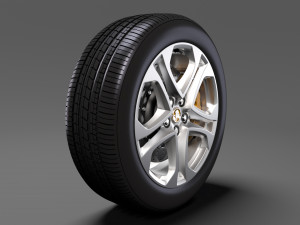 holden commodore ss wheel 2017 3D 模型