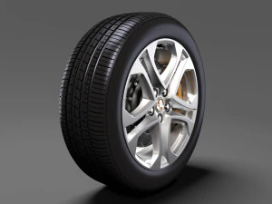 holden commodore ss wheel 2017 3D Model