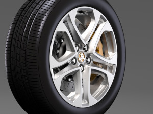 holden commodore ss wheel 2017 3D 模型