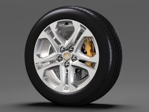 holden commodore ss wheel 2017 3D Model