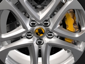 holden commodore ss wheel 2017 3D 模型