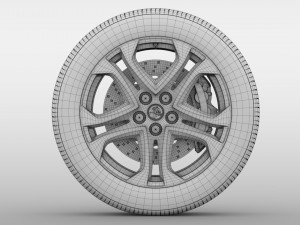 holden commodore ss wheel 2017 3D 模型