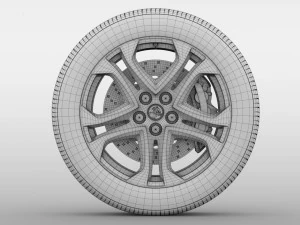 holden commodore ss wheel 2017 3D Model