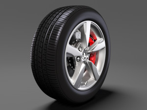 holden commodore sv6 2017 wheel Model 3D