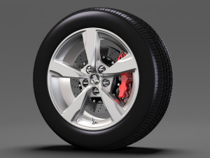 holden commodore sv6 2017 wheel Model 3D